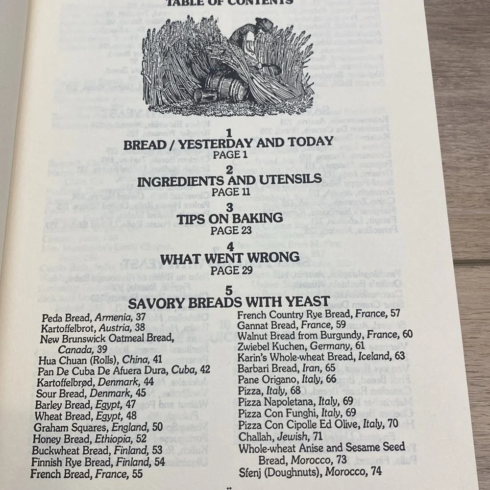 Vintage Breads‎ of the World by Mariana Honig Cookbook